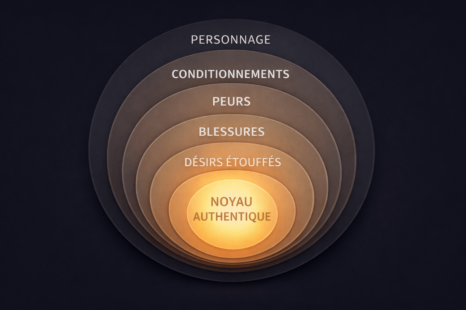 Les six couhes psychologiques de l'âme