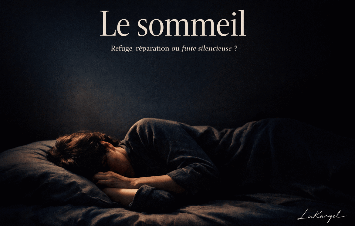 Le sommeil : Refuge, réparation ou fuite silencieuse ?